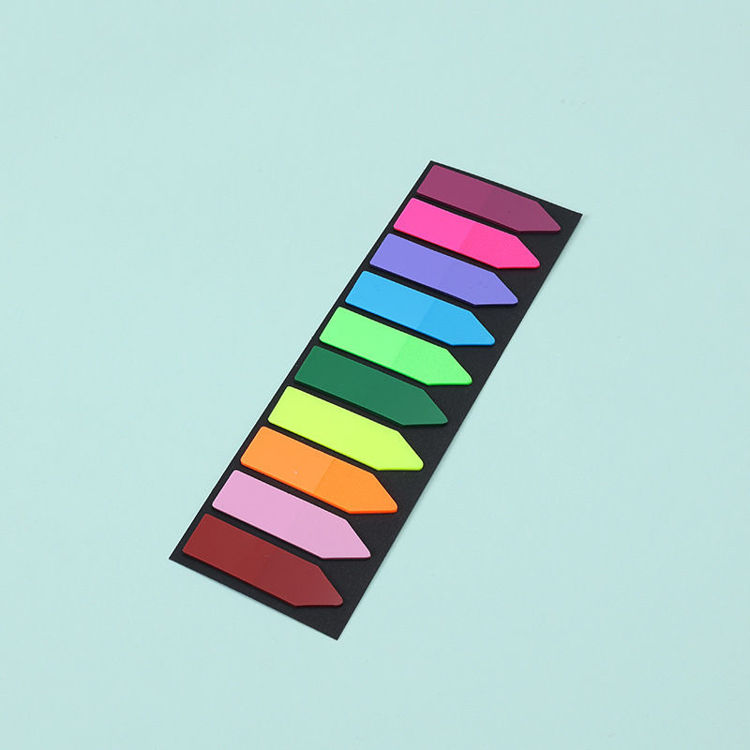 10 Color ‎Arrow Transparent Index Tab