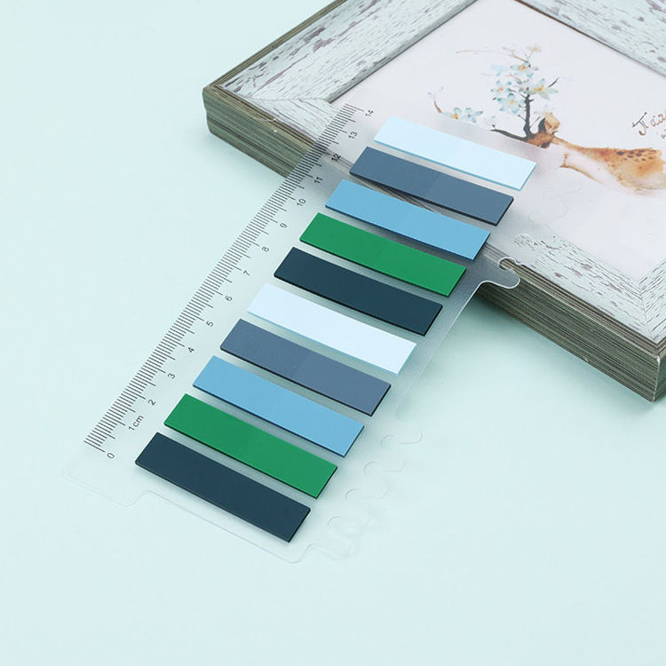 5 Color ‎Ruler Transparent Index Tab Forest Fog