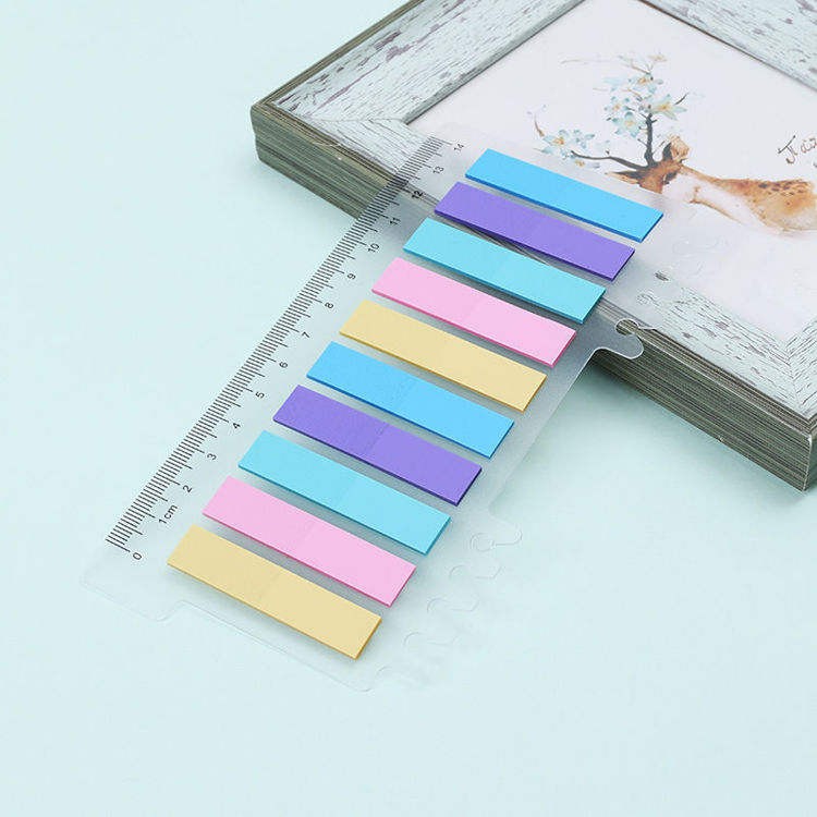 5 Color ‎Ruler Transparent Index Tab Romantic Theme