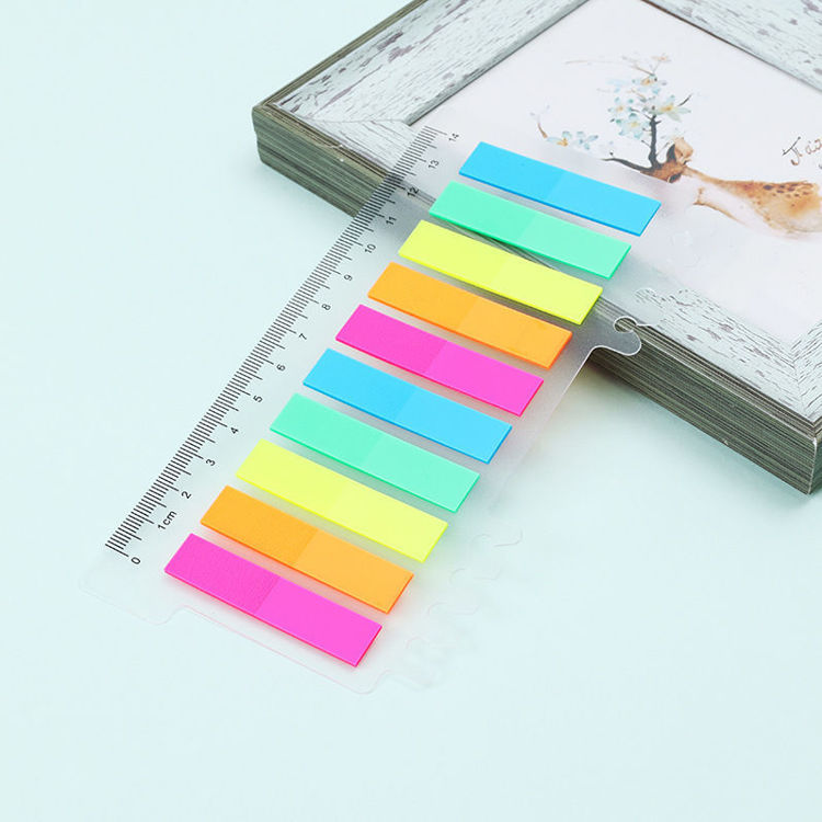 5 Color ‎Ruler Transparent Index Tab Fluorescence
