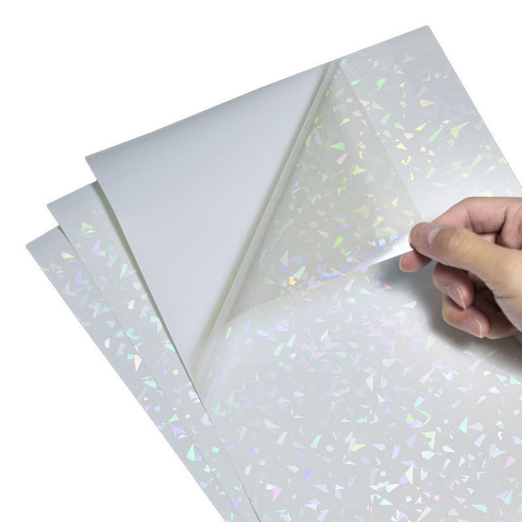 A4 Laser Sticker Transparent Diamond