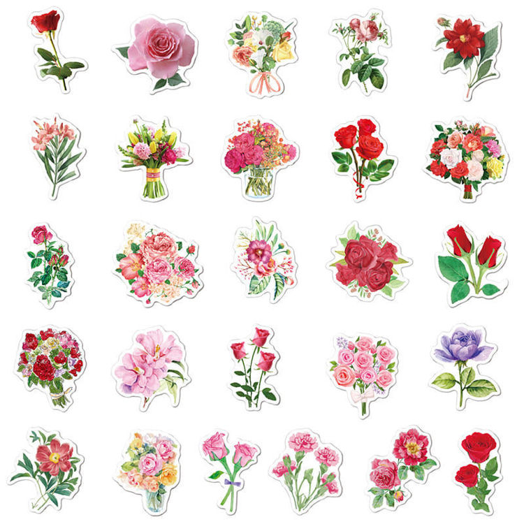 PVC Sticker Flower