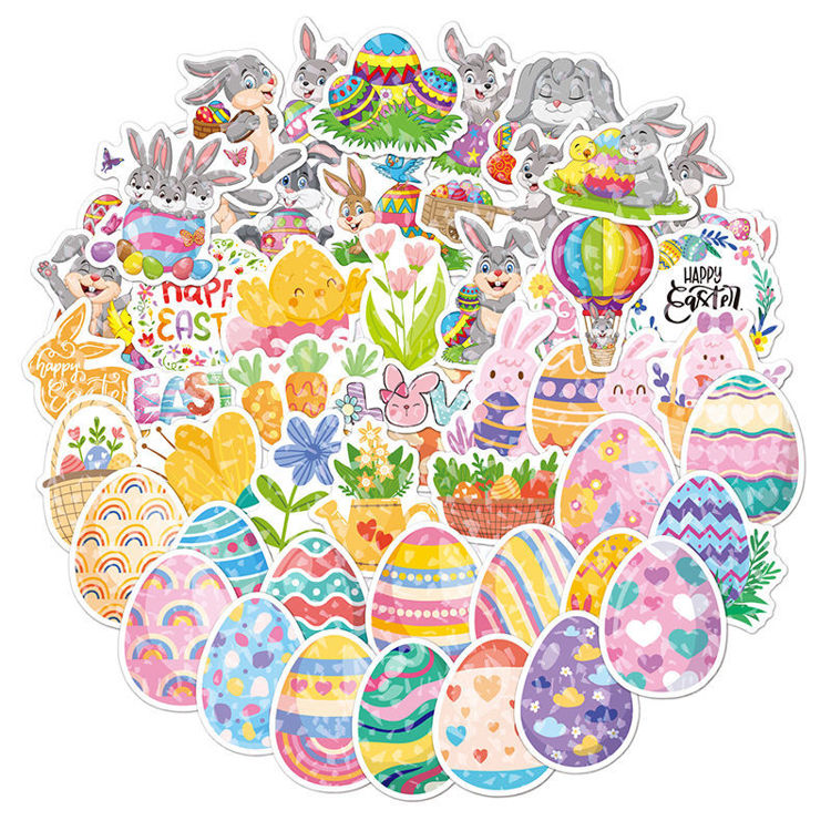 Vinyl Sticker Holographic Easter B