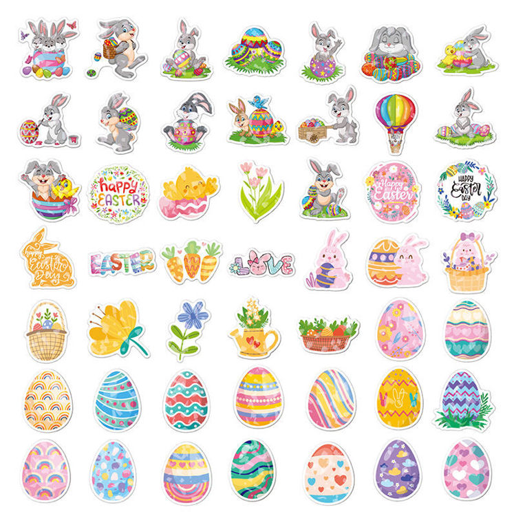 Vinyl Sticker Holographic Easter B