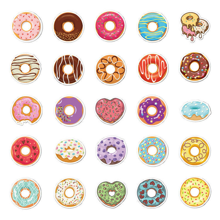 Vinyl Sticker Doughnut