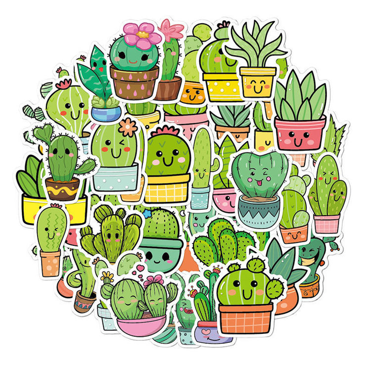 Vinyl Sticker Cacti