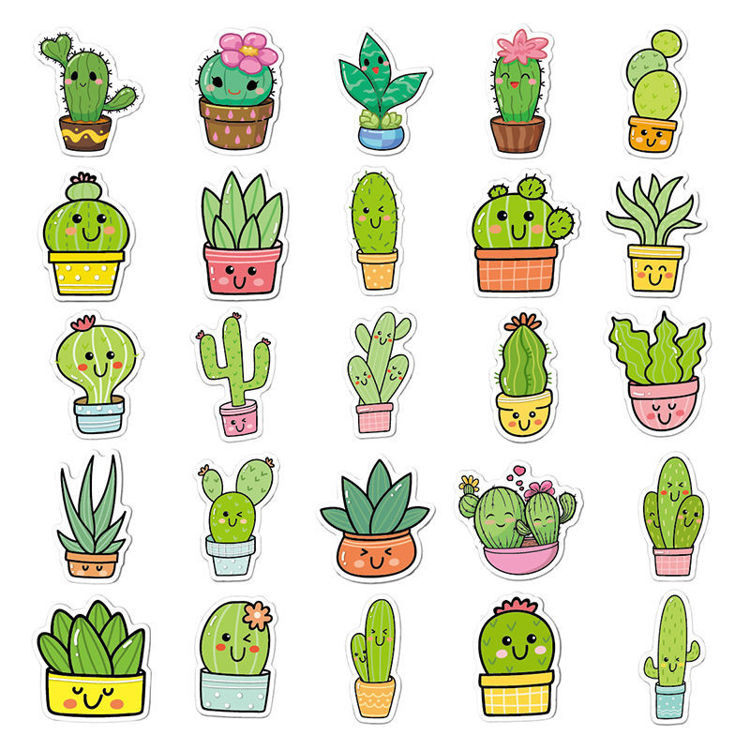 Vinyl Sticker Cacti