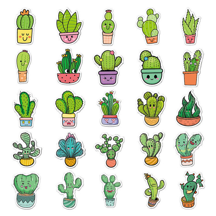 Vinyl Sticker Cacti