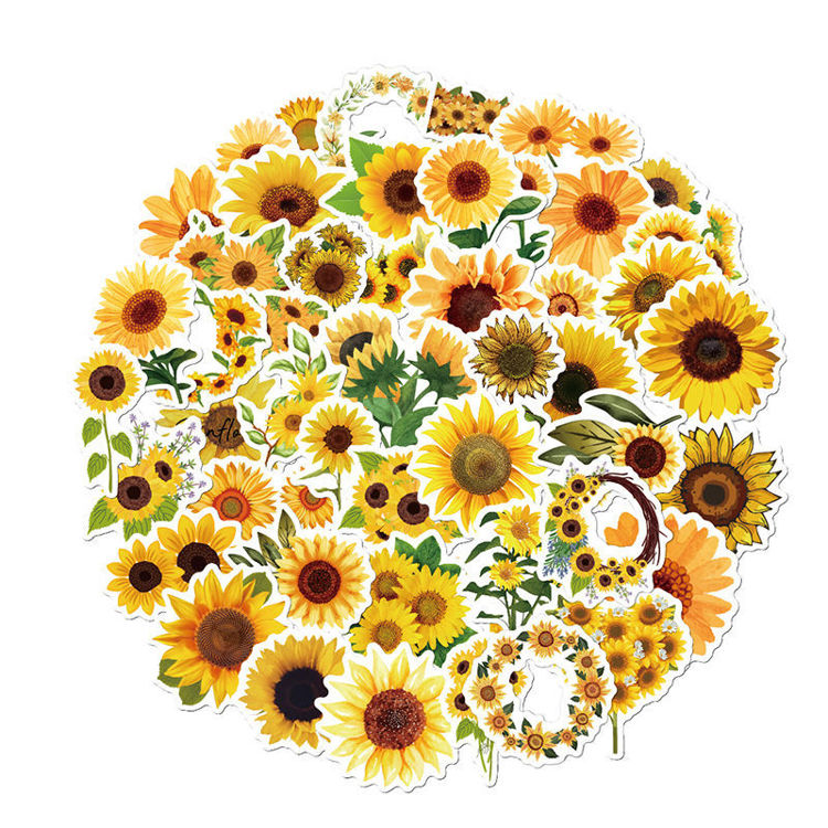 Vinyl Sticker Sunflower