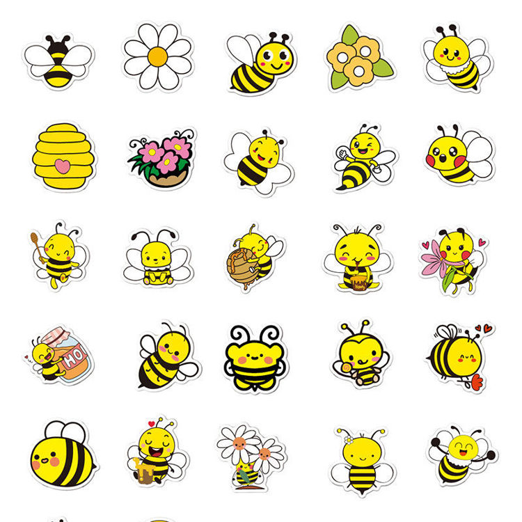 Vinyl Sticker Bee