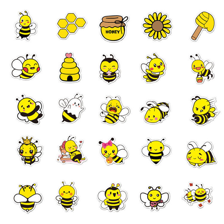 Vinyl Sticker Bee