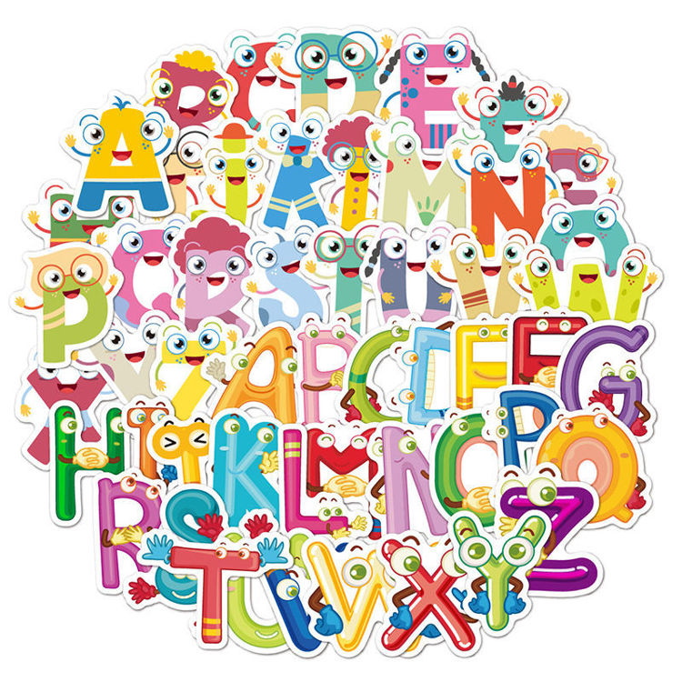 Vinyl Sticker Alphabet