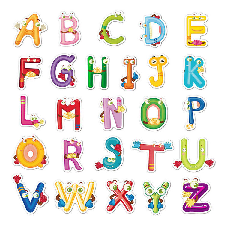 Vinyl Sticker Alphabet