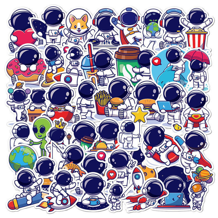 PVC Sticker Astronaut C
