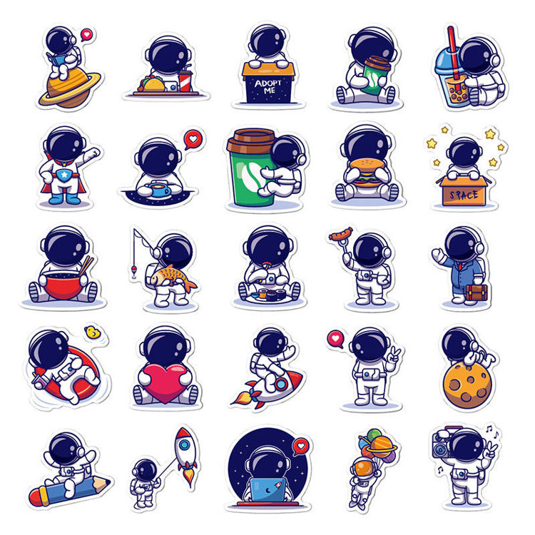 PVC Sticker Astronaut C