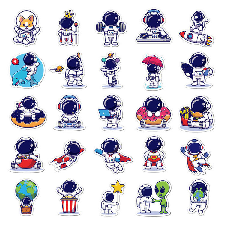 PVC Sticker Astronaut C