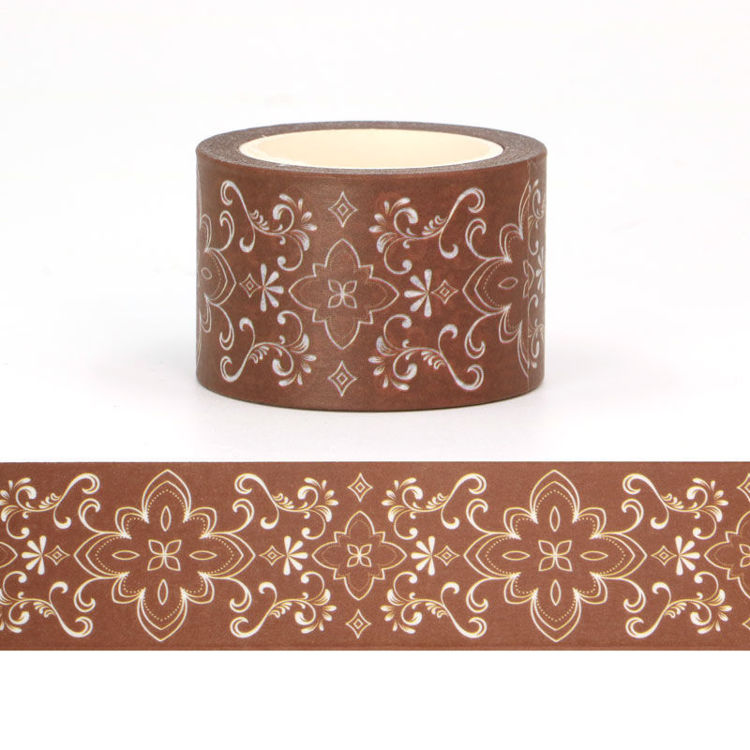 30mm x 10m CMYK Damask Pattern Washi Tape