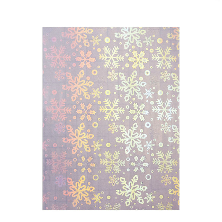 A4 Laser Cold Laminating Film Starry Snowflake