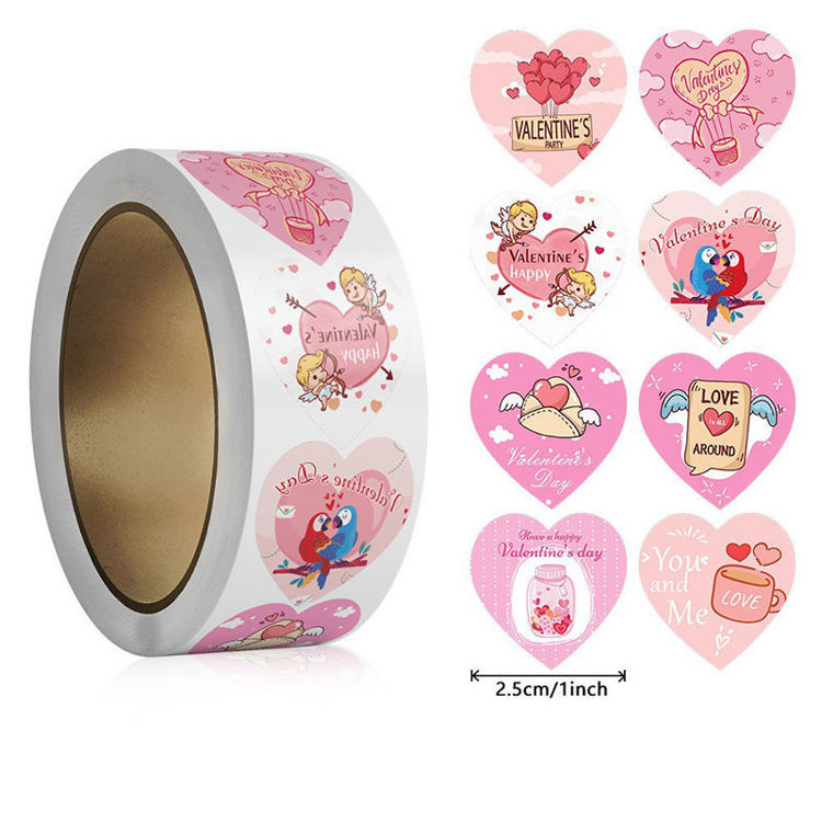 Valentine Heart Stickers 7