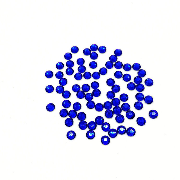 2mm Flat Back Crystal Rhinestone Dark Blue