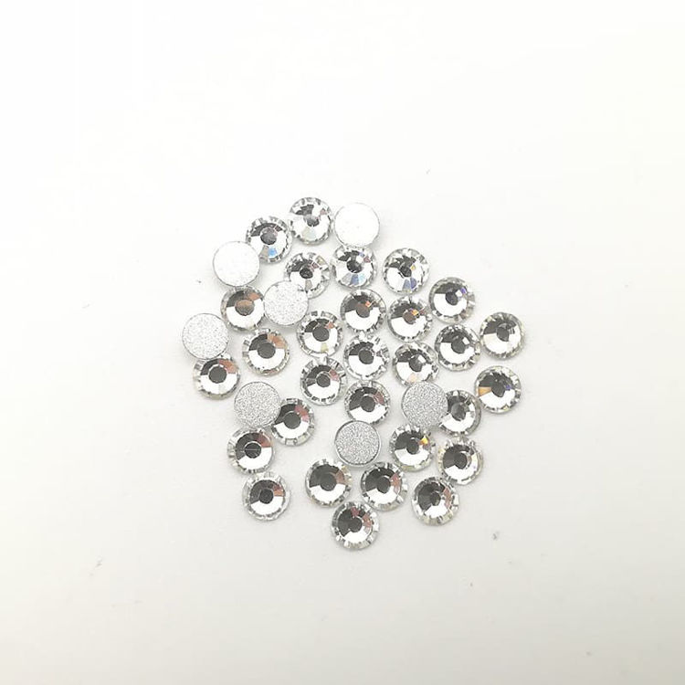 4mm Flat Back Crystal Rhinestone White